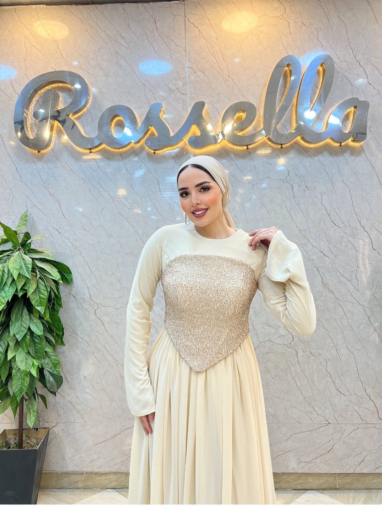 شيفون بيج منفوش كورساج بلاستيك