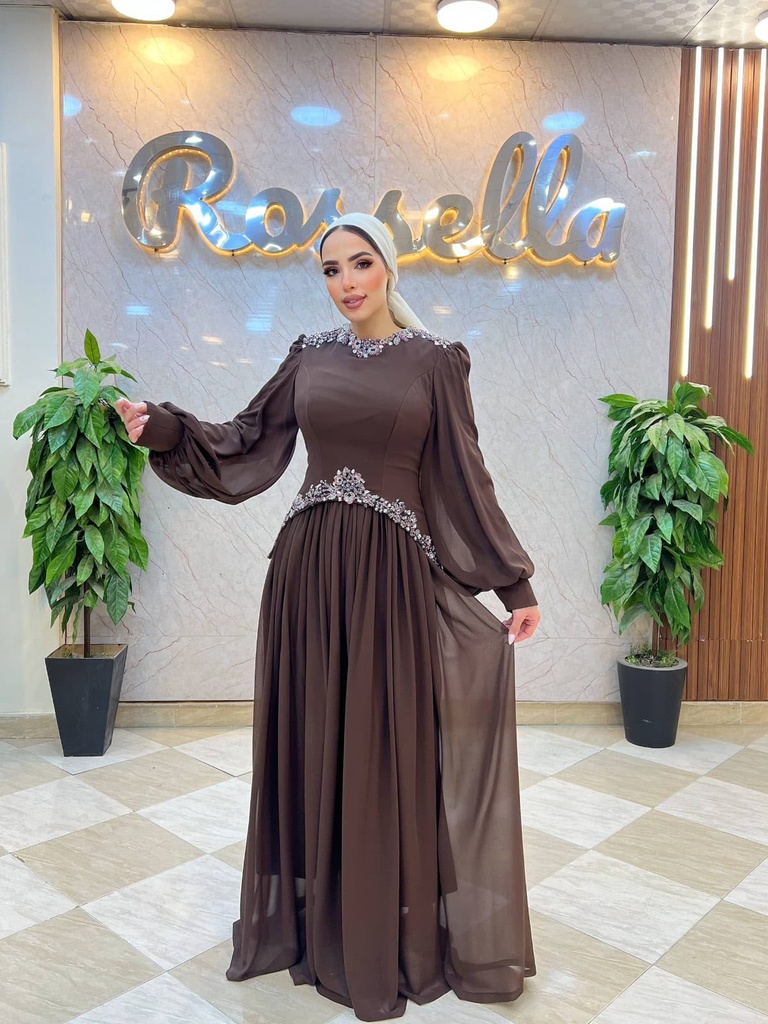 [S-272] شيفون بني جيبا
